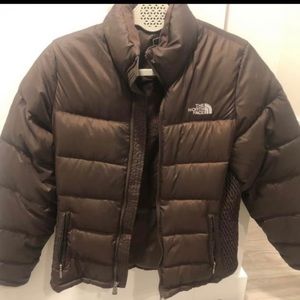 BROWN North Face Puffer